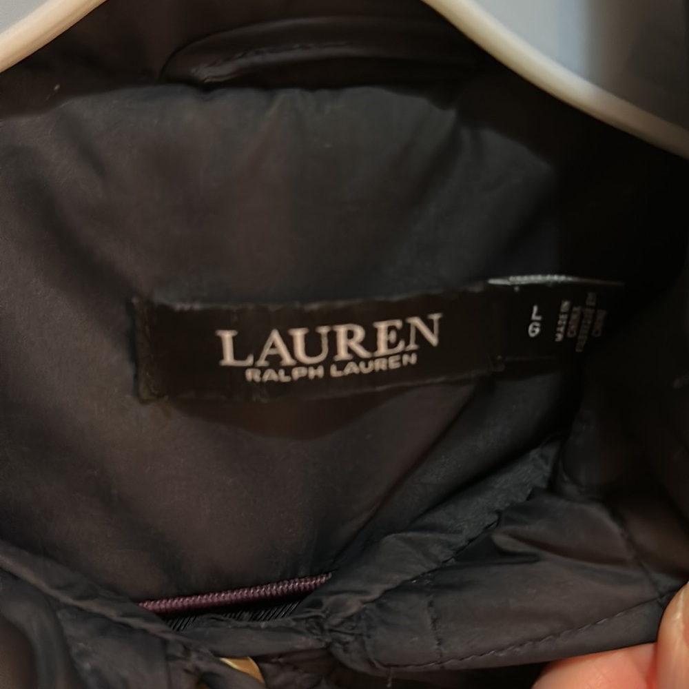 Ralph Lauren Navy Jacket - women’s size large - Picture 4 of 5
